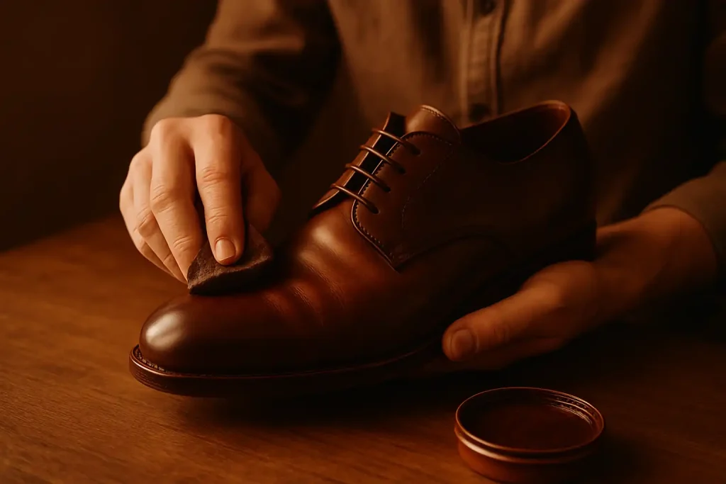 Comment entretenir le cuir de ses chaussures en hiver ?