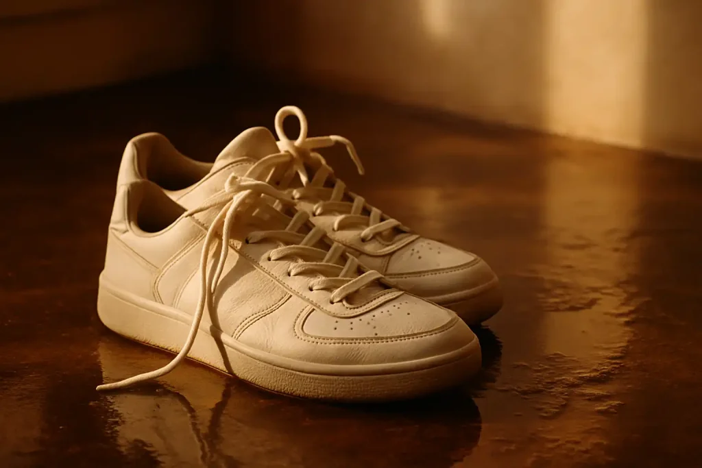 Comment garder ses baskets blanches propres par temps froid ?