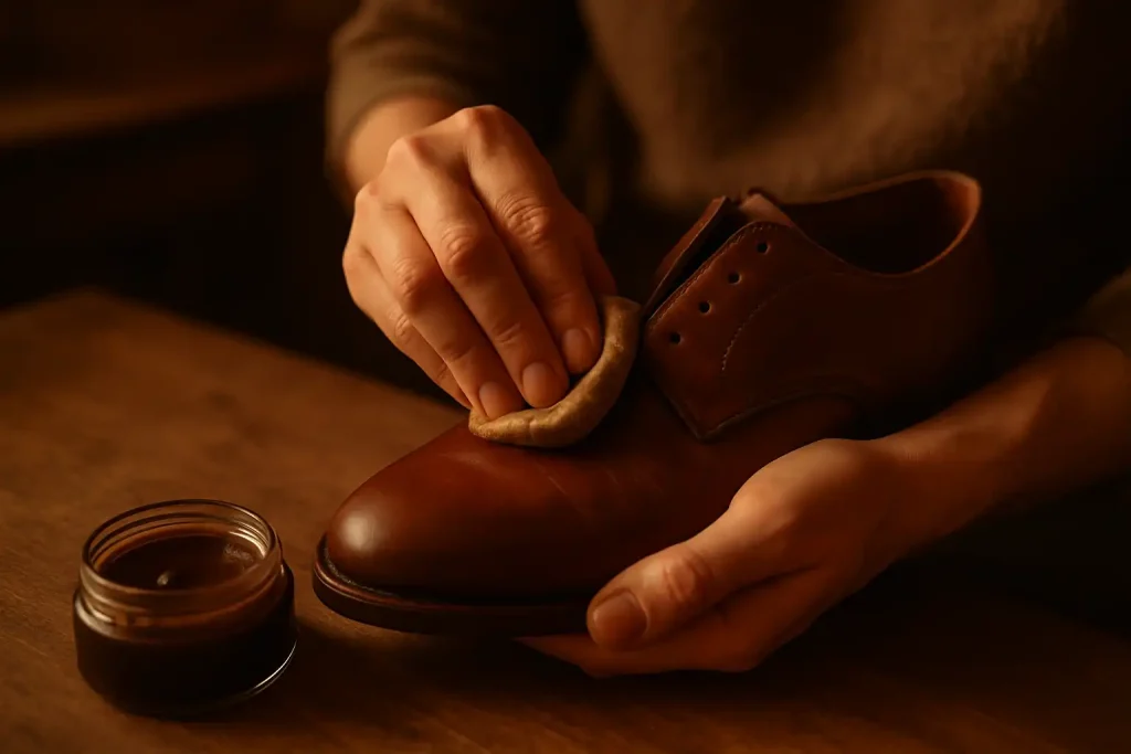 Comment entretenir ses chaussures en cuir quand il fait froid ?