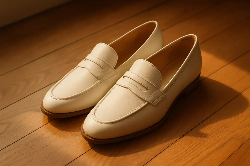 Peut-on oser les mocassins blancs ?