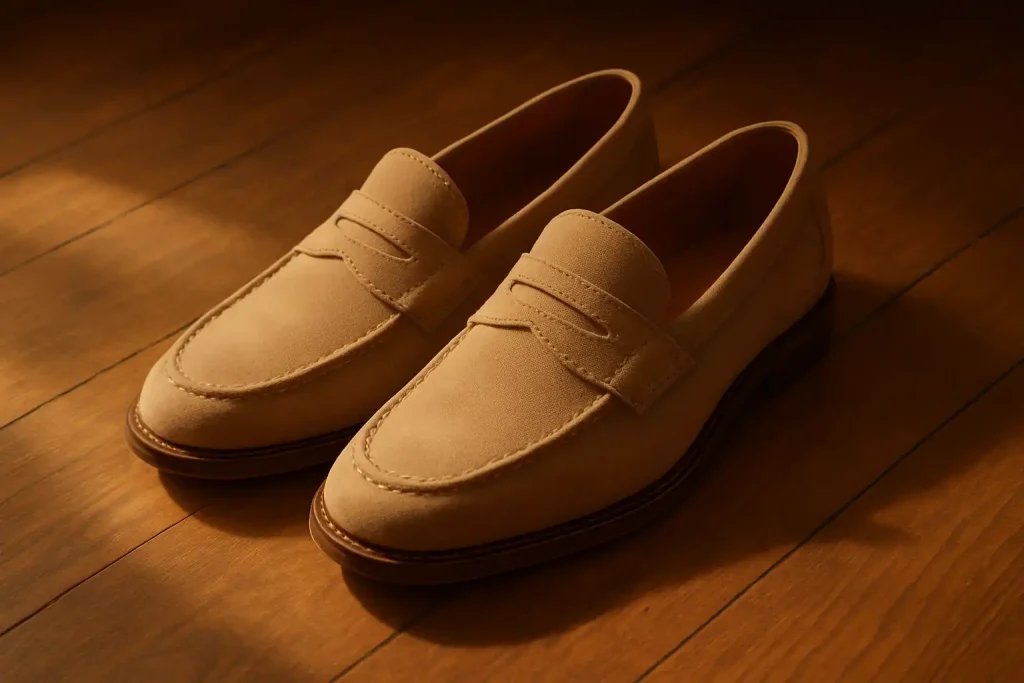 Le nubuck est-il adapté aux mocassins de mi-saison ?