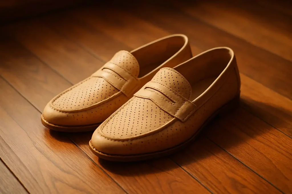 Les mocassins perforés sont-ils plus respirants ?