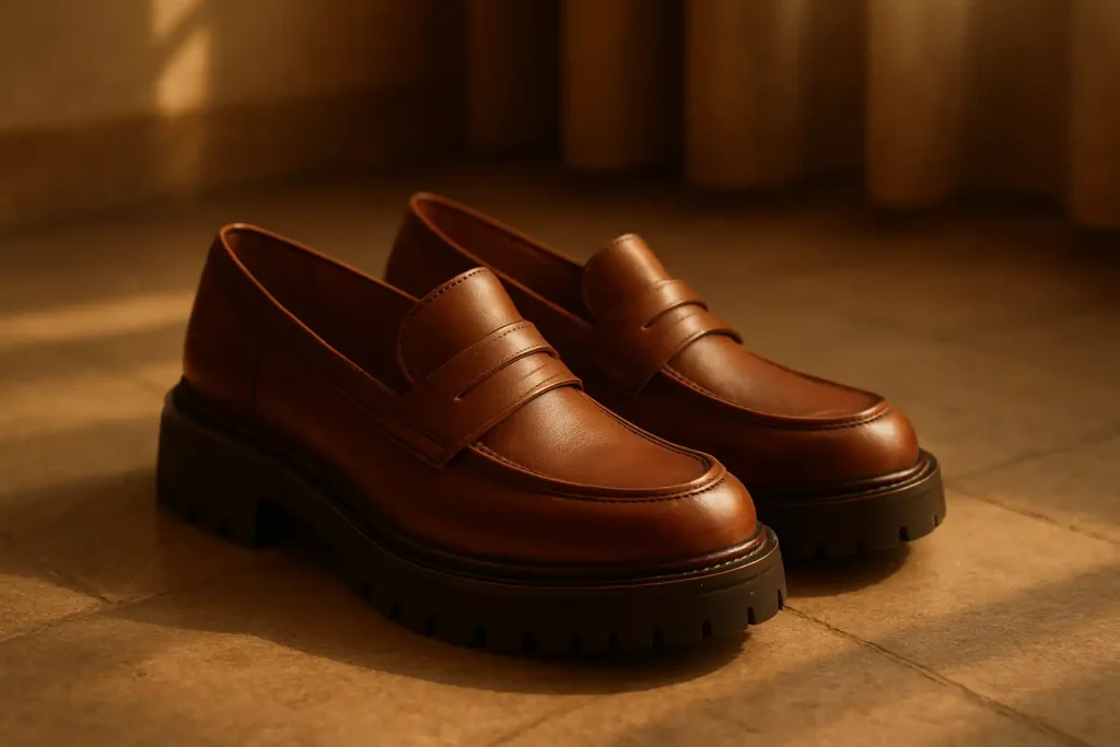 Pourquoi les mocassins à semelle gomme sont pratiques ?