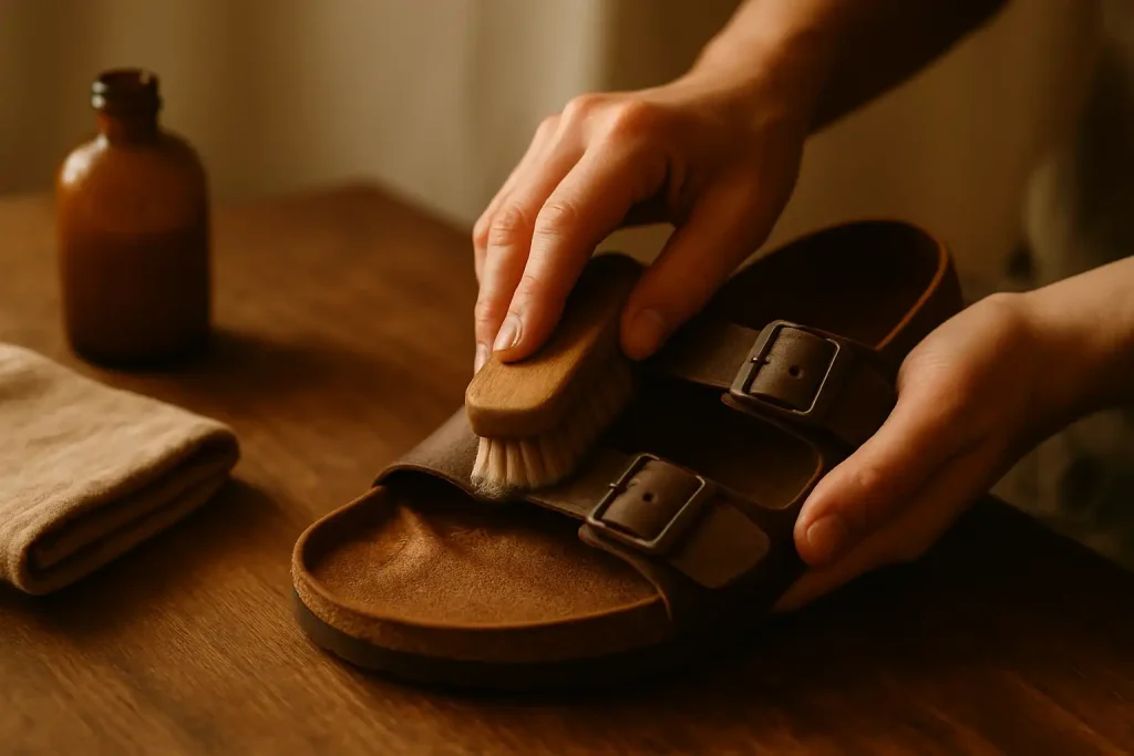 Comment garder ses sandales propres en hiver ?