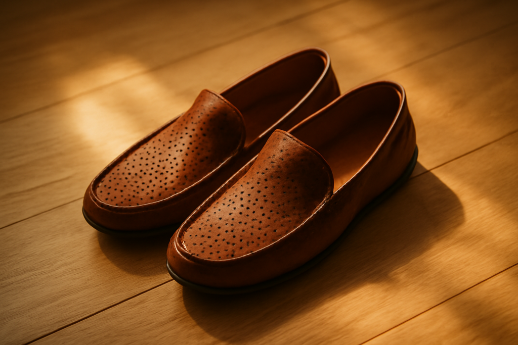 Pourquoi les mocassins perforés sont-ils idéaux ?