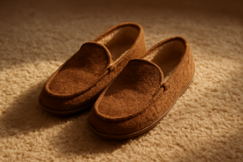 Les mocassins en laine remplacent-ils les chaussons ?