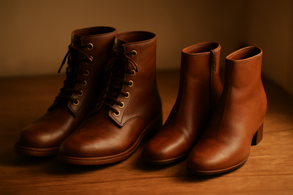 Boots lacées ou zippées : comment choisir selon son usage ?