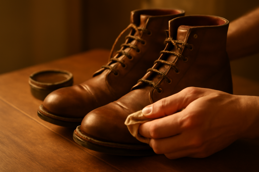 Comment entretenir des chaussures en cuir après un voyage ?