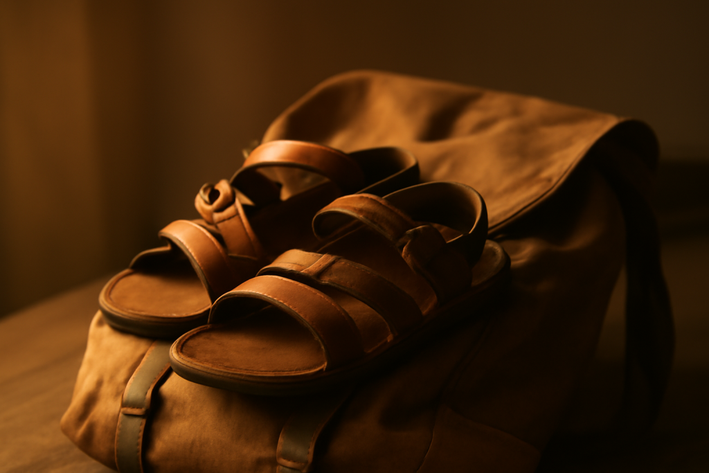 Quelles sandales prendre pour limiter le poids dans sa valise ?