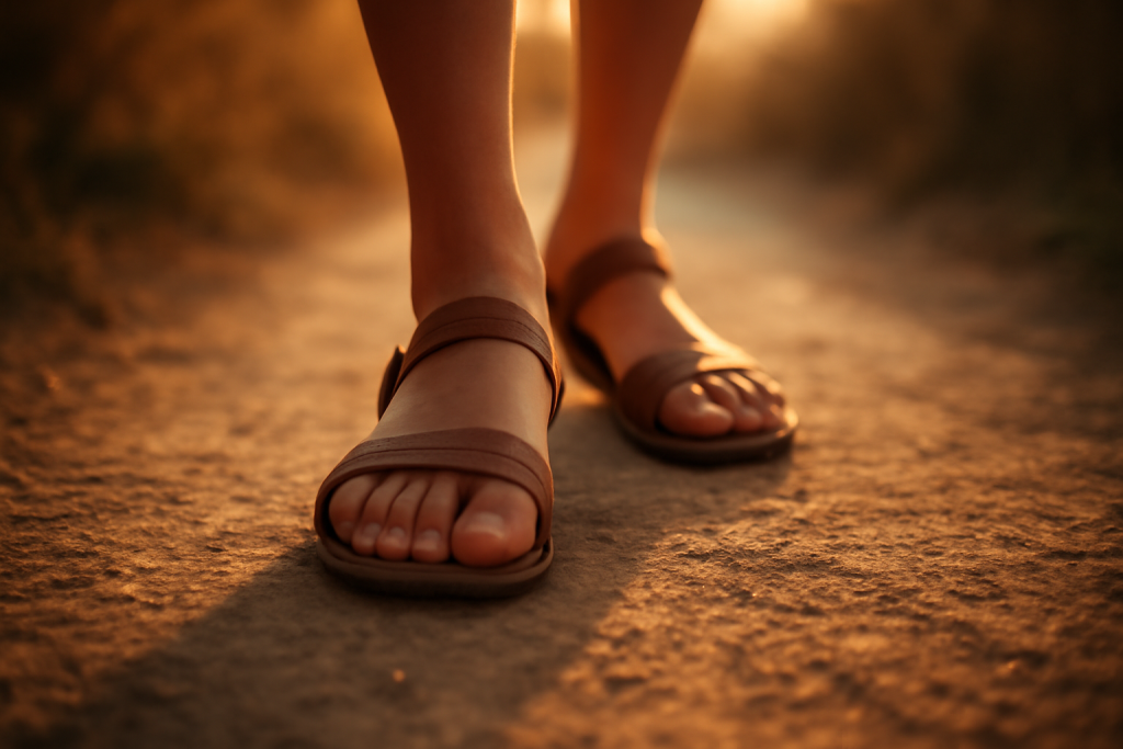 Quel maintien rechercher pour des sandales de marche longue ?