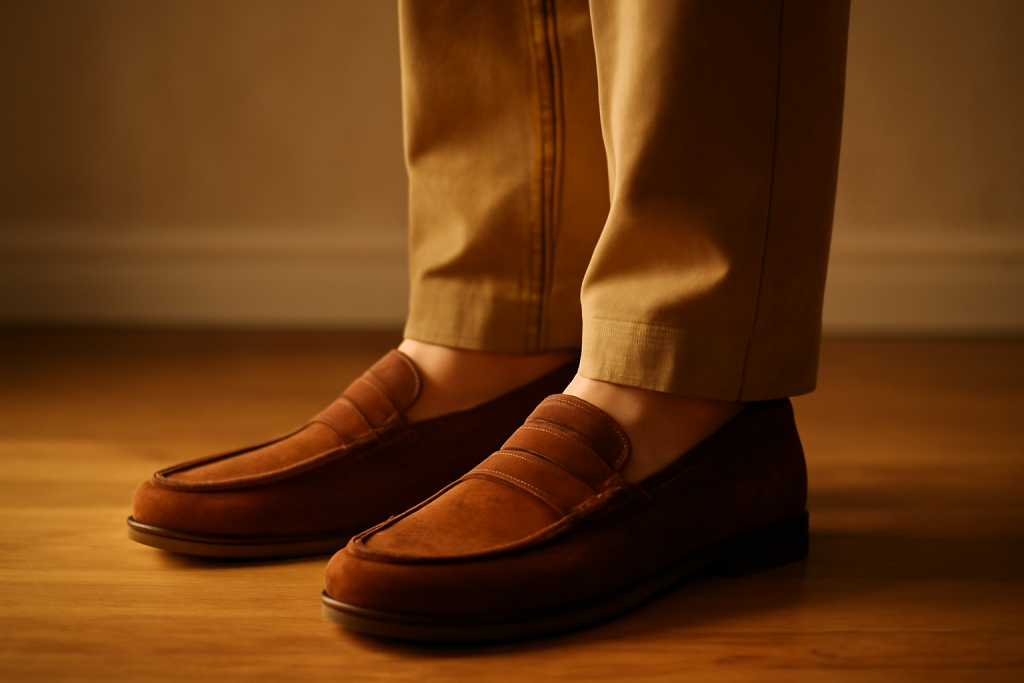 Quel modèle de mocassin convient aux pieds larges et reste élégant ?