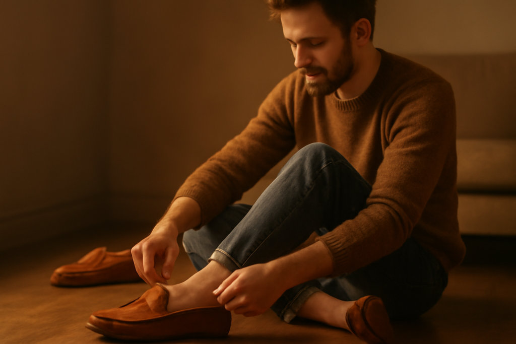 Quel test faire en magasin pour choisir un mocassin confortable ?