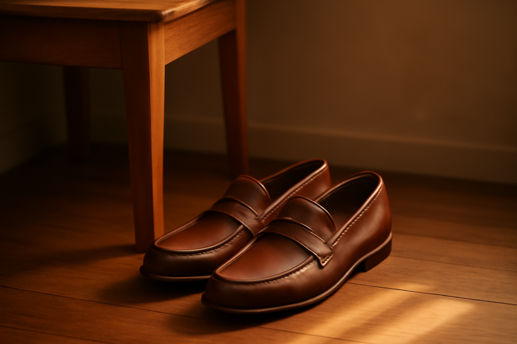 Quel ajustement rechercher pour un mocassin confortable toute la journée ?