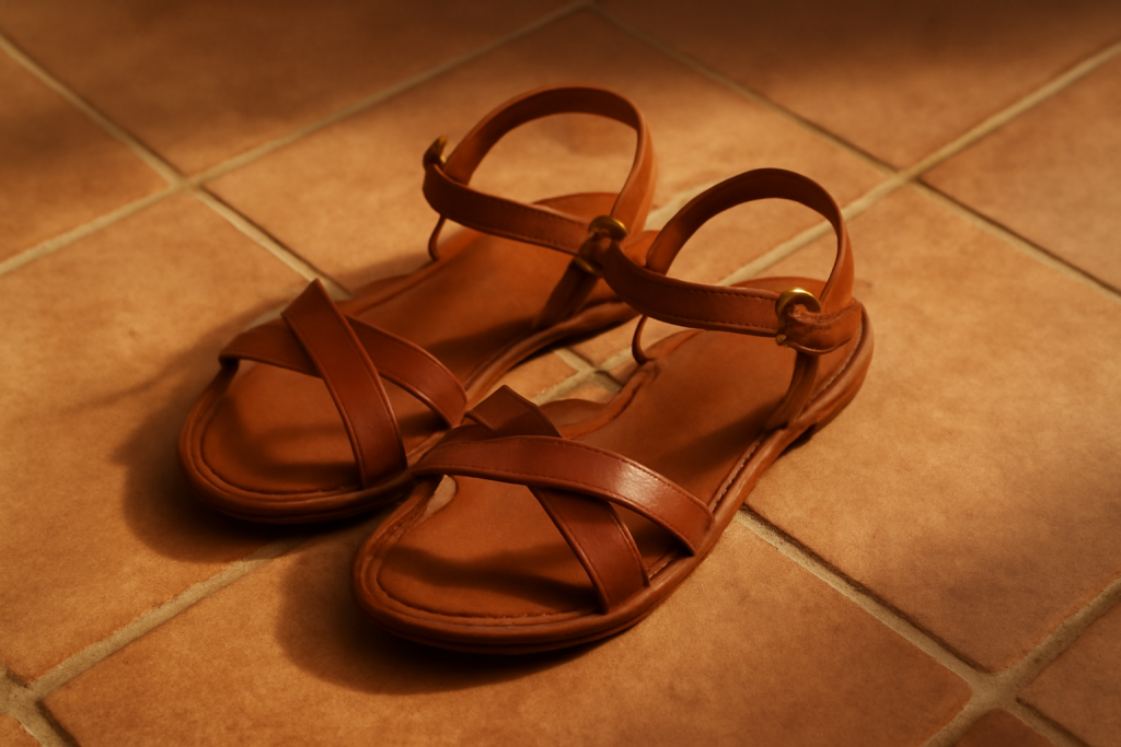 Sandales à brides ou mules : quel maintien privilégier pour marcher ?