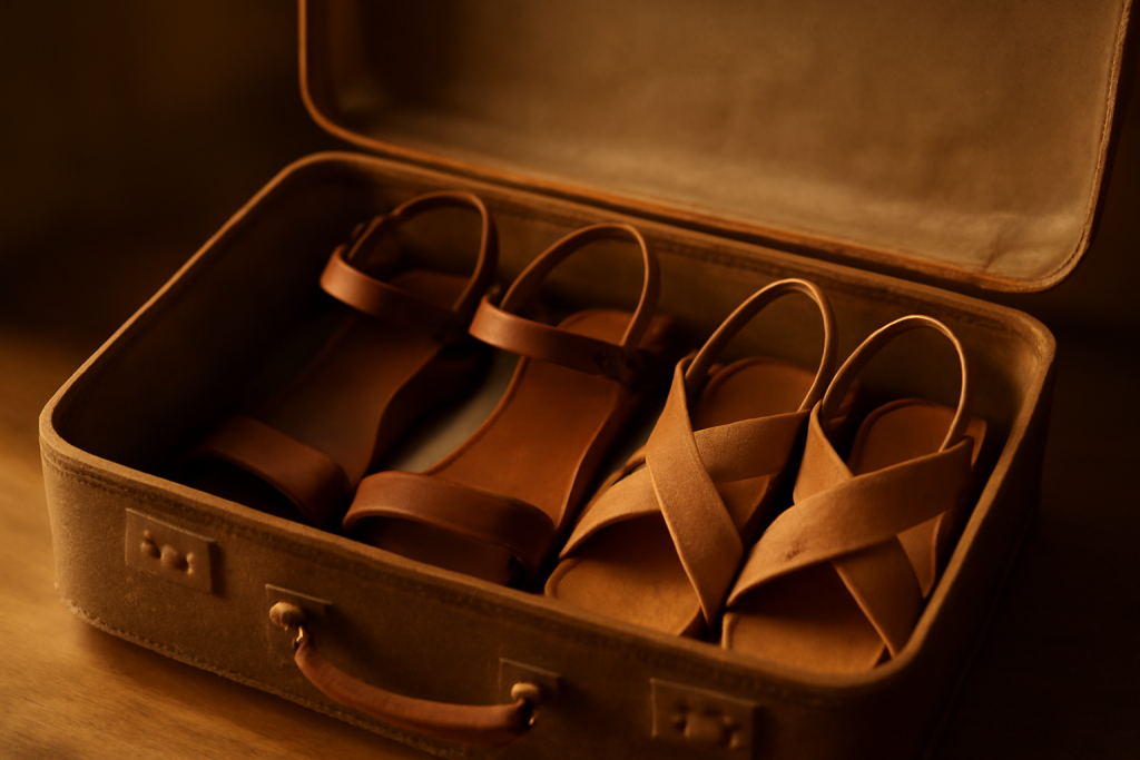 Quelles sandales emporter pour un week-end léger ?