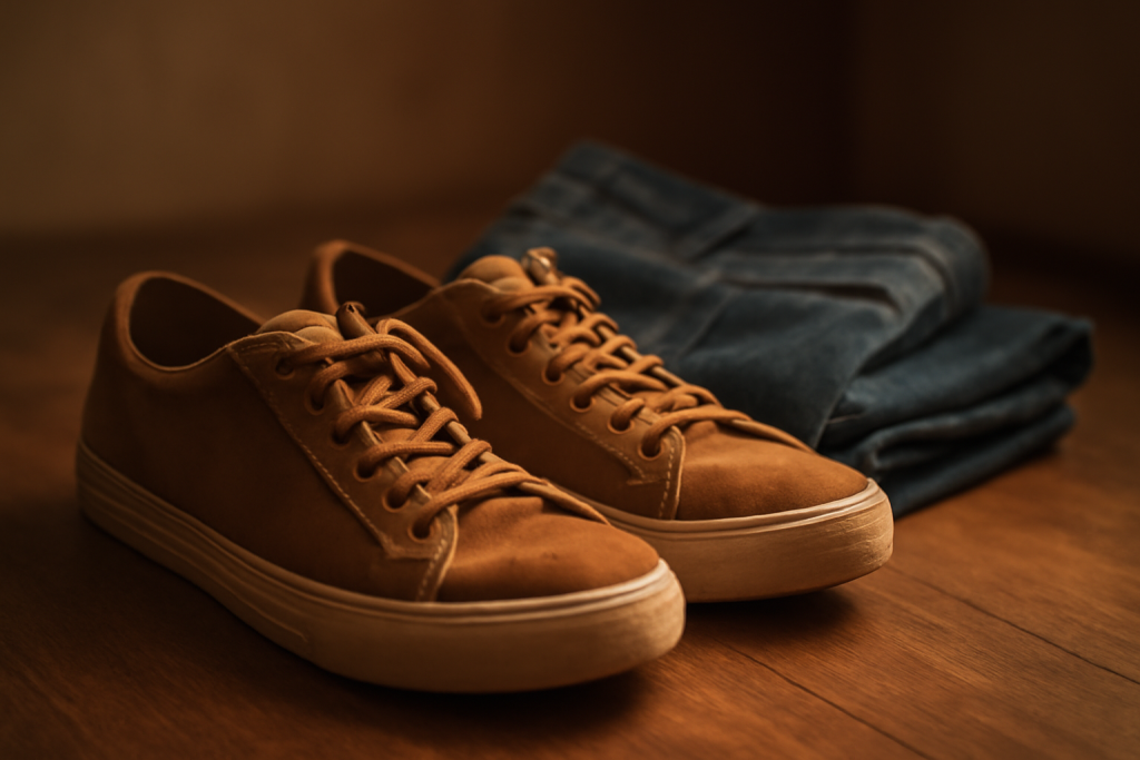 Baskets basses ou montantes : quel look avec un jean slim ?