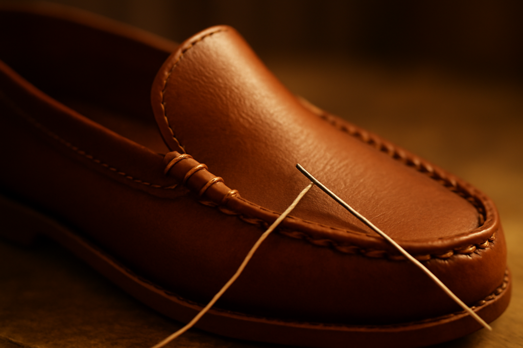 Quelles finitions garantissent la durabilité des mocassins ?