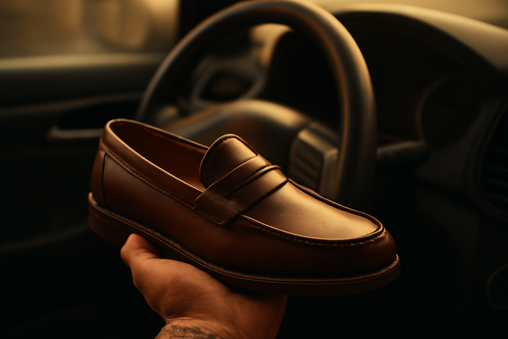 Pourquoi choisir un mocassin à semelle gomme pour la conduite ?
