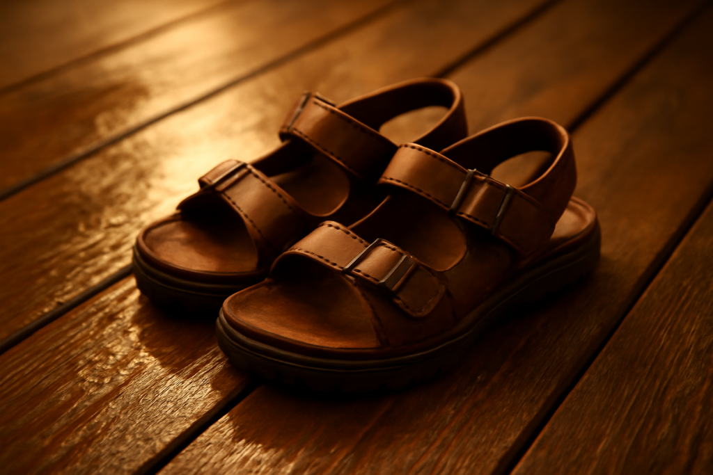 Quelles sandales privilégier pour marcher sur pontons et surfaces glissantes ?