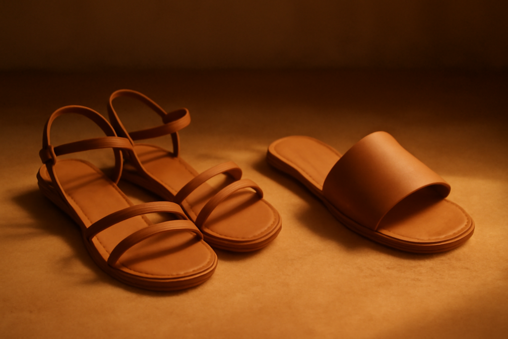 Sandales à brides ou slides : laquelle choisir pour un look estival ?