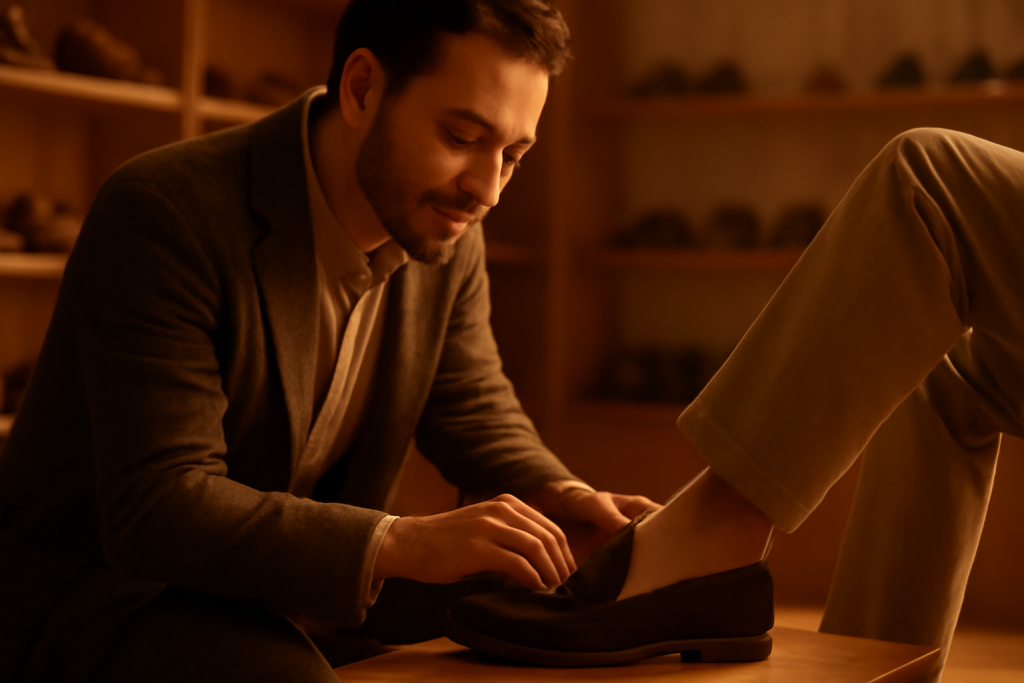 Quels ajustements demander en magasin pour un mocassin bien ajusté ?