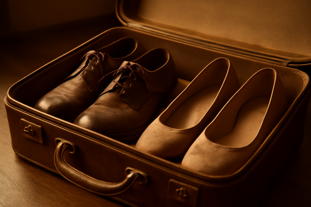 Quelles chaussures prioritiser pour une valise minimaliste en voyage pro ?